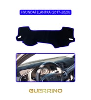 HYUNDAİ ELANTRA 2017-2020TORPİDO KORUMA HALISI MAVİ KENAR