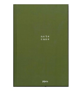 PAPİRÜS NOTE CASE SERT KAPAK CİLTLİ 16X23 96YP. ÇİZGİSİZ (DÜZ) DEFTER