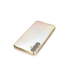 Galaxy A34 5g Kılıf  Lensli  - Gold