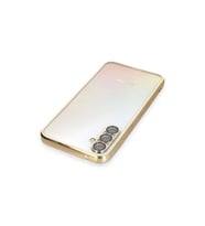 Galaxy A34 5g Kılıf  Lensli  - Gold