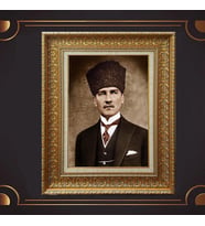 ÖZEL SERİ ALTIN VARAKLI ATATÜRK TABLO S1000