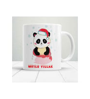 Kişiye Özel Yeni Yıl Panda Baskılı Kupa