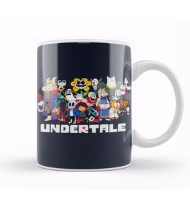 Undertale Family Kupa Bardak Porselen
