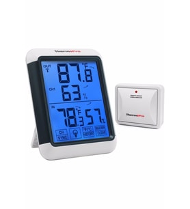 Cosmostech Thermo TP-65A Wifi İç-Dış Mekan Işıklı Dijital Isı ve Nem Ölçer