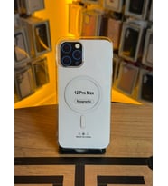 İphone 12 Pro Max Uyumlu Şeffaf Sert Kılıf Magsafe Destekli Tam Koruma Kılıf