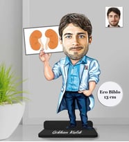 Kişiye Özel Üroloji  Doktoru Erkek Ahşap Eco Biblo -1