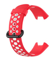 Microsonic Xiaomi Redmi Watch 2 Lite Rainbow Band Kordon Kırmızı Beyaz (Çok Renkli)