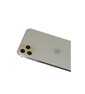 Apple İphone 11 Pro Max Rainbow Kamera Lens Koruma Cam - Gold