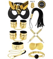 İPTİLA 8 PARÇA gold  FANTEZİ ESARET SETİ