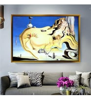 Altın Çerçeveli dekoratif tablo a858 (Gold)