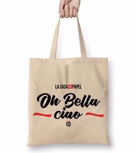 La Casa de Papel Oh Bella Ciao Bez Çanta Uzun Saplı