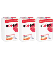 Kotex Ultra Normal Hijyenik Ped 24'lü x 3 Paket (Toplam 72 Ped) Süper Ekonomik Avantaj Paketi