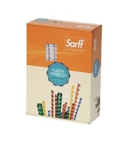 Sarff Spiral Plastik 210 Sayfa 22 MM Beyaz Plastik Sprial (50 Li Paket)