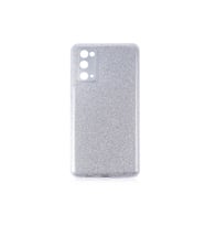 Samsung Galaxy S20 FE Uyumlu Kılıf Zore Shining Silikon (Gümüş)