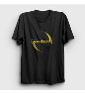 Presmono Unisex Siyah Gold Logo Evanescence T-Shirt 146158tt