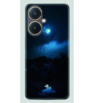 Vivo Y27 Kılıf Silikon Desen Özel Seri Gece 1633