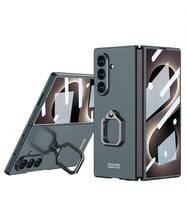 Galaxy Z Fold 8 Ultra Kılıf Kıpta Flip Ring Kamera Korumalı Kılıf
