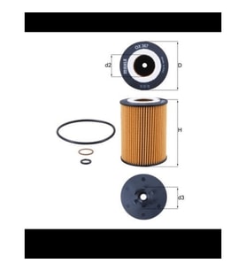 BMW E60 E65 X5:E53 Yağ Filtresi N62 11427511161 Knecht