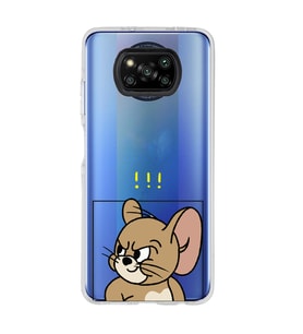Poco X3 Pro / X3 NFC Uyumlu Tom ve Jerry Tasarımlı Şeffaf Telefon Kılıfı