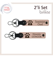 Evcil Hayvanını Kaybetmiş Kişilere Anı Niteliğinde, Kalpli Pati Temalı Set, Yavru Ağzı-Yavru Ağzı