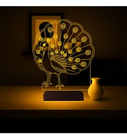 Luvivia Tavuz Kuşu 3D Lamba - Masa Gece Lambası