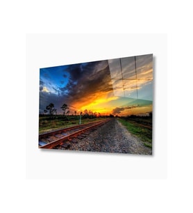 Doğa Cam Tablo 4mm Dayanıklı Temperli Cam (Çok Renkli)