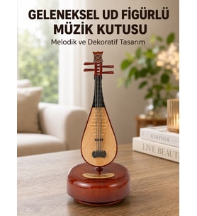 Enstrüman Şeklinde Müzik Kutusu Lüt Tasarım Melodious Music
