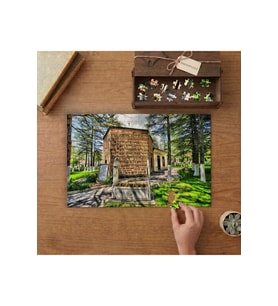 Ertuğrul Gazi Türbesi Tasarımı 240 parça Ahşap Puzzle Ahşap Kutuda MP07047
