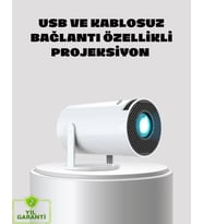 Kablosuz Bağlantılı Full HD Ev Sinema Projeksiyonu 160 ANSI Lümen