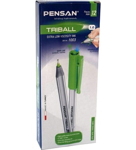 Pensan 1003 Triball Tükenmez Kalem 1.0 Mm Yeşil (12 Li Paket) 
