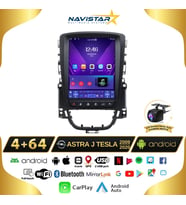Opel Astra J Tesla 4GB + 64GB 2009-2020 Model Android Qled Kablosuz Carplay Navigasyon Multimedya Sistemi