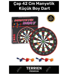 Premium Eğitici Zeka Geliştirici Öğretici Eğlence Aile Manyetik Dart Küçük Boy Çap 42 Cm