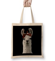 Cute & Adorable Gangster Bandana Llama Thug Lama Bez Çanta Uzun Saplı
