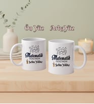 Kişiye Özel Matematik Öğretmeni Kupa Bardak