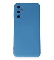 Galaxy M34 5G Kılıf Nano içi Kadife Silikon - Mavi