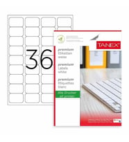 Tanex Laser Etiket Kod 2036 45mm x 30mm