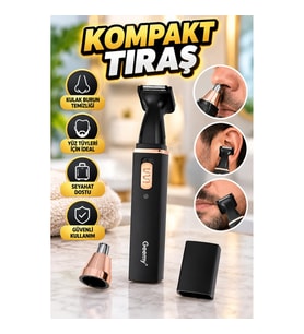 Mini Seyahat Tipi Kulak Burun Temizleyici Tıraş Makinesi