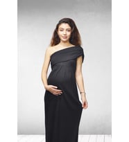 Merliyn Asimetrik Hamile Abiye Elbise MR-164