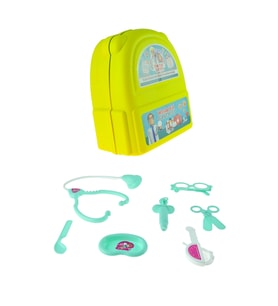 Oyuncak Doktor Seti Sırt Çantalı Set 7 Parça Set