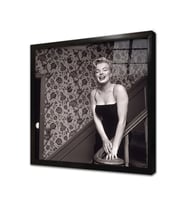 Marilyn Monroe Çerçeveli Cam Tablo
