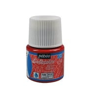 Pebeo Setacolor Glitter (Simli)  Kumaş Boyası 203 RUBY 