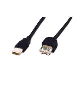 Digitus AK-300202-018-S USB2.0 Uzatma Kablosu 1.8m