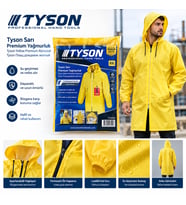 TYSON Professıonal Hand Tools Pardösü Sarı Yağmurluk