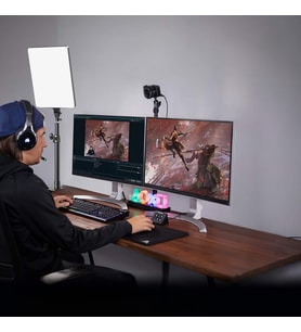 Gdx P300TS BiColor Profesyonel Youtuber 80W Tekli Masaüstü Yayıncı Işık Seti