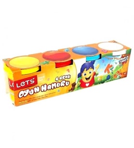 Lets 4 Renk 460 Gr Oyun Hamuru