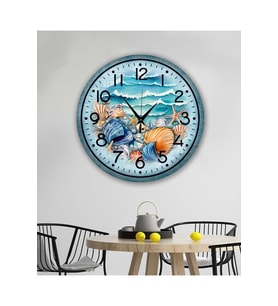 bilge Tasarım Retro Duvar Saati 40 x 40 CM (Karışık)
