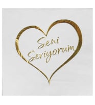 PEÇETE VARAKLI SENİ SEVİYORUM ALTIN PK:16-