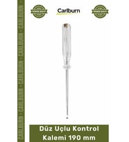 #KontrolKalemi Sağlam Elektrikçi El Aleti Çelik Uçlu Kaliteli Dayanıklı Düz Uçlu Kontrol Kalemi 190