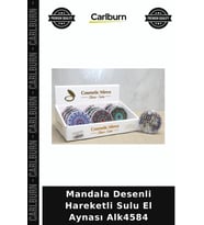 Özel Üretim Mandala Desenli Hareketli Sulu El Aynası Alk4584
