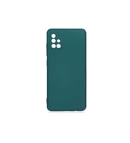 Samsung Galaxy A51 Uyumlu Kılıf Zore Mara Lansman Kapak (Koyu Yeşil)